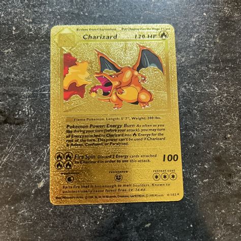 Charizard V gold 1995